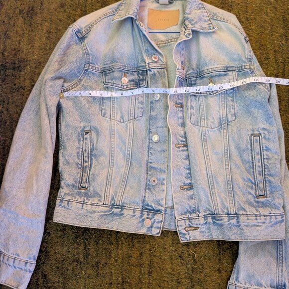 Trucker-Style Jean Jacket - Picture 2 of 4